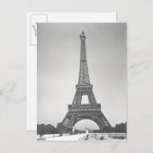 Der Eiffelturm, 1887-89 Postkarte (Vorne/Hinten)