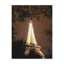 Der Eiffelturm am Abend, Paris Frankreich