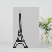 Der Eiffelturm Briefpapier (Stehend Vorderseite)