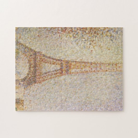 Der Eiffelturm durch Georges Seurat Puzzle (Horizontal)