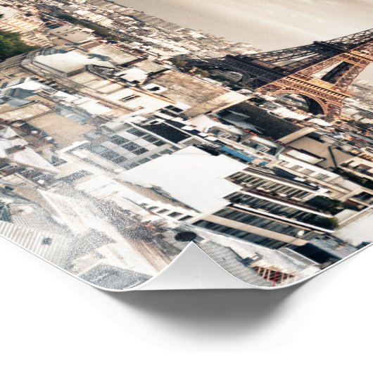 Der Eiffelturm Fotodruck (Ecke)