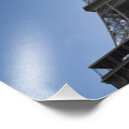 Der Eiffelturm Fotodruck (Ecke)