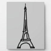 Der Eiffelturm Fotoplatte (Vorderseite)