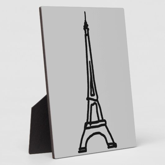 Der Eiffelturm Fotoplatte (Seite)