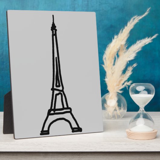 Der Eiffelturm Fotoplatte (Seite)