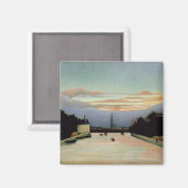 Der Eiffelturm Henri Rousseau 1898 Magnet (Vorderseite/Rückseite)