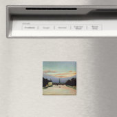 Der Eiffelturm Henri Rousseau 1898 Magnet (In Situ (Geschirrspüler))
