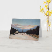 Der Eiffelturm | Henri Rousseau Karte (Gelbe Blume)