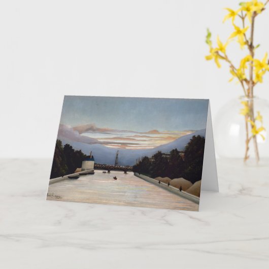 Der Eiffelturm | Henri Rousseau Karte (Gelbe Blume)