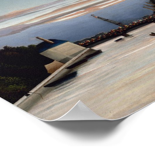 Der Eiffelturm | Henri Rousseau Poster (Ecke)