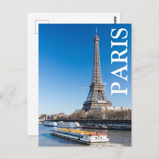 Der Eiffelturm im Herbst | Paris, Frankreich Postkarte (Vorne/Hinten)