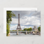 Der Eiffelturm im Herbst | Paris, Frankreich Postkarte (Vorne/Hinten)