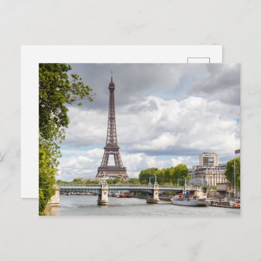 Der Eiffelturm im Herbst | Paris, Frankreich Postkarte (Vorne/Hinten)