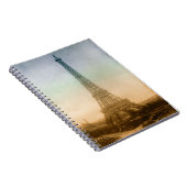 Der Eiffelturm im Pariser Notebook Notizblock (Rechte Seite)