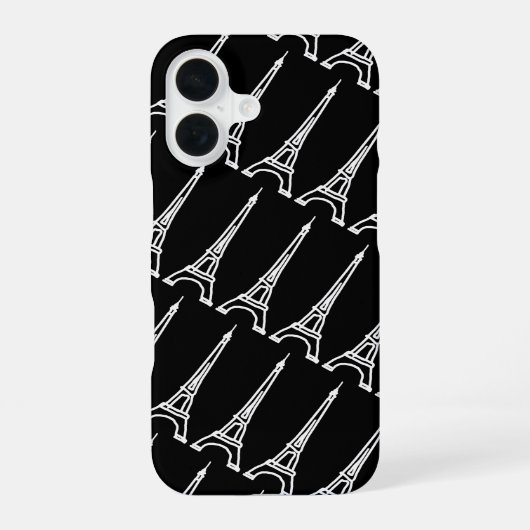 Der Eiffelturm iPhone 16 Hülle (Rückseite)