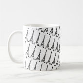 Der Eiffelturm Kaffeetasse (Links)
