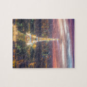 Der Eiffelturm nachts, Paris Frankreich Puzzle (Horizontal)