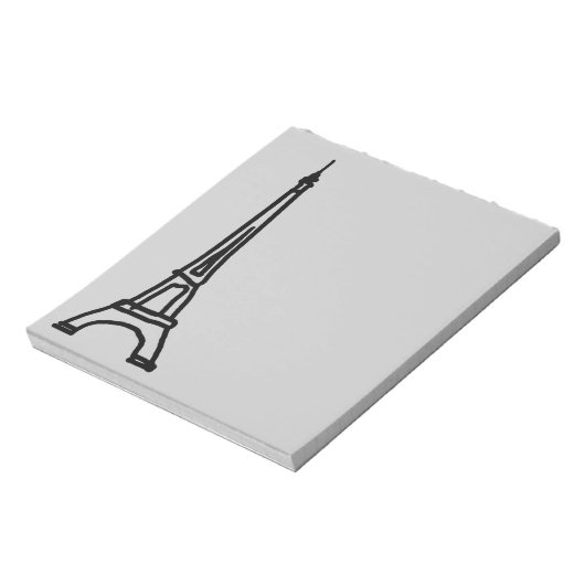 Der Eiffelturm Notizblock (Rotiert)