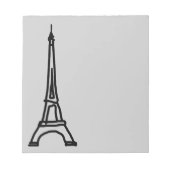 Der Eiffelturm Notizblock (Vorderseite)