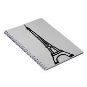 Der Eiffelturm Notizblock (Rechte Seite)