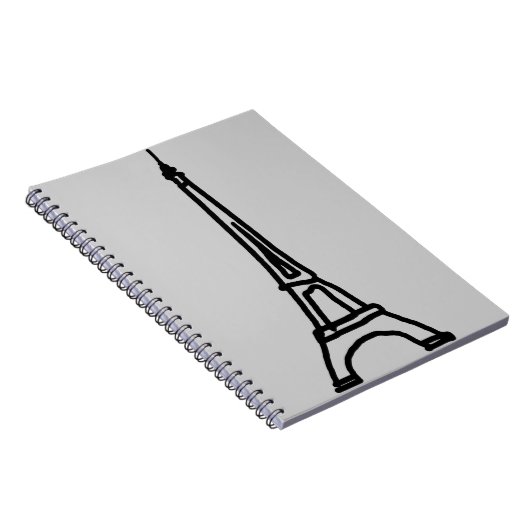 Der Eiffelturm Notizblock (Rechte Seite)