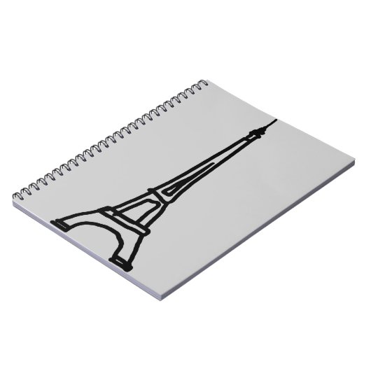 Der Eiffelturm Notizblock (Linke Seite)