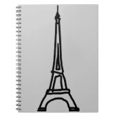 Der Eiffelturm Notizblock (Vorderseite)