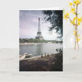 Der Eiffelturm. Paris, circa 1960. Karte (Gelbe Blume)
