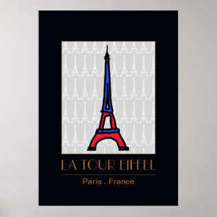 Der Eiffelturm / Paris decor Poster