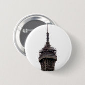 Der Eiffelturm Paris Frankreich Button (Vorne & Hinten)