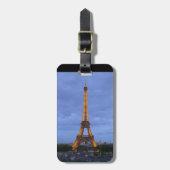 Der Eiffelturm Paris Frankreich Gepäckanhänger (Vorderseite vertikal)