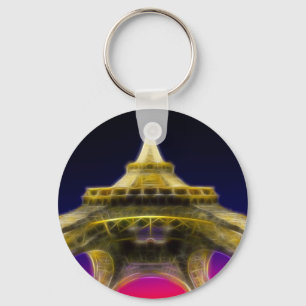 Der Eiffelturm, Paris, Frankreich Schlüsselanhänger