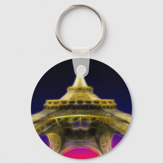 Der Eiffelturm, Paris, Frankreich Schlüsselanhänger (Vorderseite)