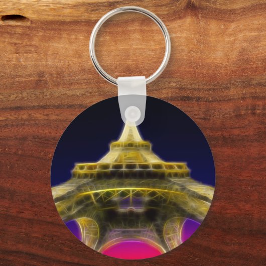 Der Eiffelturm, Paris, Frankreich Schlüsselanhänger (Vorderseite)
