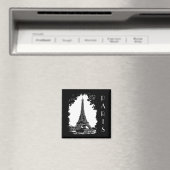 Der Eiffelturm Paris Illustrationsmagnet Magnet (In Situ (Geschirrspüler))