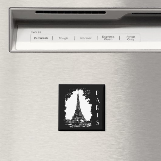 Der Eiffelturm Paris Illustrationsmagnet Magnet (In Situ (Geschirrspüler))