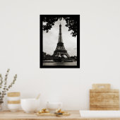 Der Eiffelturm, Paris - Poster (Küche)