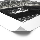 Der Eiffelturm Poster (Ecke)