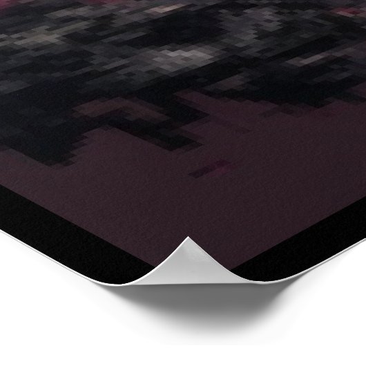 Der Eiffelturm Poster (Ecke)