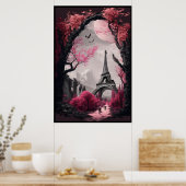 Der Eiffelturm Poster (Küche)