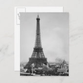 Der Eiffelturm Postkarte (Vorne/Hinten)