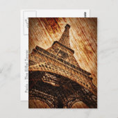 Der Eiffelturm Postkarte (Vorne/Hinten)