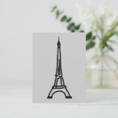Der Eiffelturm Postkarte (Stehend Vorderseite)