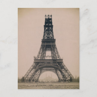 Der Eiffelturm: Staat des Baugewerbes 1888 Postkarte