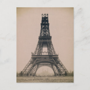 Der Eiffelturm: Stand der Konstruktion 1888 Postkarte
