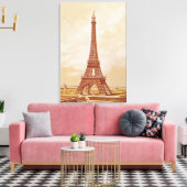 Der Eiffelturm von 1889 Leinwanddruck (Insitu (Wohnzimmer))