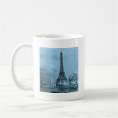 Der Eiffelturm von der Seine Paris 1900 Kaffeetasse (Links)