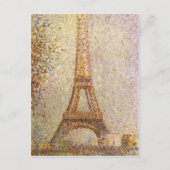 Der Eiffelturm von Georges Seurat Postkarte (Vorderseite)