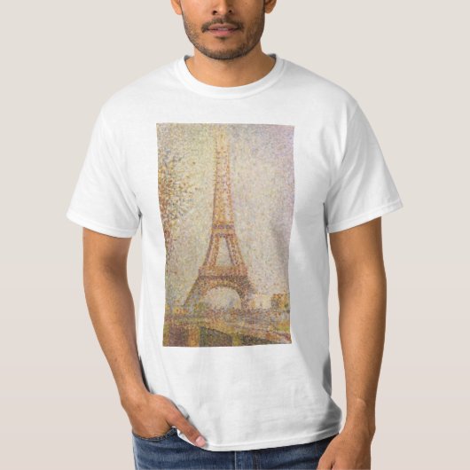 Der Eiffelturm von Georges Seurat T-Shirt (Vorderseite)