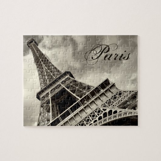 Der Eiffelturm von Paris Puzzle (Horizontal)